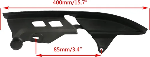 Miniatura 3 de Protector de cadena PRO BAT Protectores de plástico Fender Basculante 50cc Coolster Baja CRF50 XR50 XR CRF 50 Negro