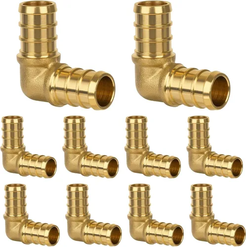 Miniatura 23 de Acoplamiento Pex de 1/2", Accesorios Pex, Accesorios de Engaste de Latón de Alta Resistencia para Tubos PEX con Construcción Resistente a Fugas