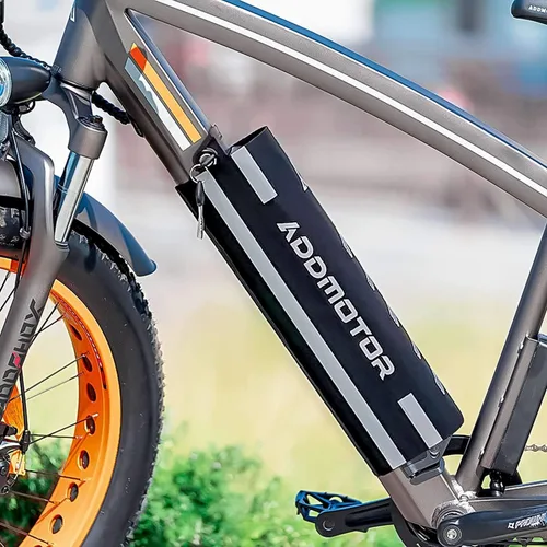 Miniatura 2 de ADDMOTOR Almohadilla de protección de batería de nailon, protector de marco de bicicleta de ciclismo, cubierta protectora reflectante