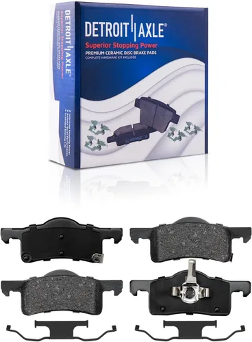 Miniatura 4 de Detroit Axle - Kit de freno trasero para Ford Expedition Lincoln Navigator 03-06 Rotores de freno de cerámica Pastillas de freno 2003 2004 2005 2006