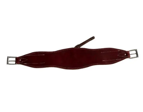Miniatura 2 de NRS Berlin Custom Cuero Cinch Latigo Roper Back 6 1/2"x32" Natural B6027