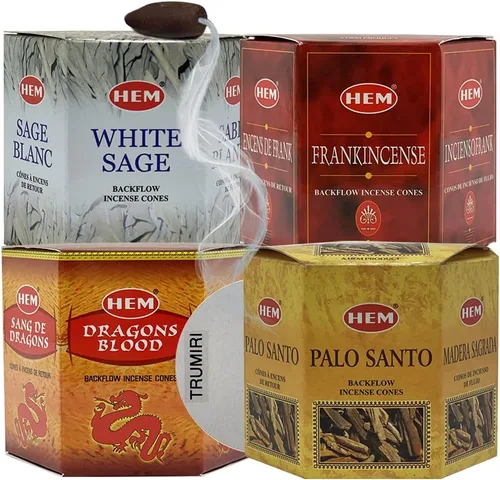 Miniatura 4 de Paquete variado de conos de incienso de reflujo para fuente de humo, neblina, cascada aromática y esterilla #4