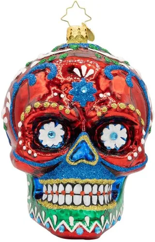 Miniatura 8 de Christopher Radko Adorno decorativo de cristal europeo hecho a mano para Halloween, árbol de Navidad, mujer bruja