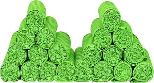 Miniatura 14 de Paquete de 20 toallas de enfriamiento (40 x 12 pulgadas), suaves, transpirables, fibra ultrafina, superabsorbentes, toalla fría rápida, para bolos