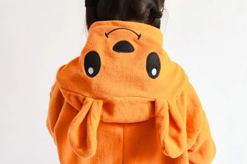 Miniatura 7 de Pijama unisex de una pieza para niños, disfraz de animal para cosplay de Navidad, Halloween