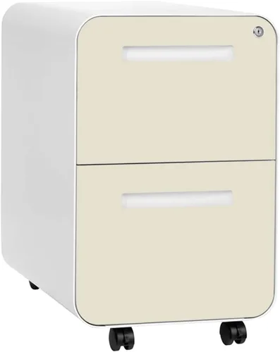 Miniatura 16 de Laura Davidson Furniture Stockpile - Archivador móvil de 2 cajones con cerradura, archivador de metal para debajo del escritorio, carpetas