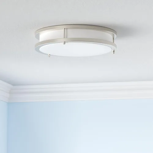 Miniatura 2 de ASD Lámpara LED de techo de montaje empotrado de 18 pulgadas, interruptor de 28 W, 100-277 V, 2750 lúmenes, 3000 K/4000 K/5000 K, regulable, Níquel