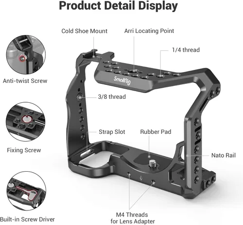 Miniatura 2 de SMALLRIG Armazón para cámara Sony Alpha 7S III / A7S III / A7SIII / A7S3-2999