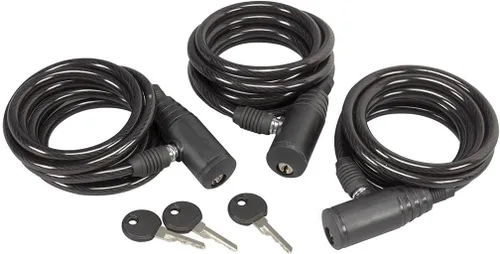 Miniatura 2 de Hunters Specialties Candado de cable de 6 pies con llave, resistente a la intemperie, resistente a la intemperie, cable de seguridad antirrobo