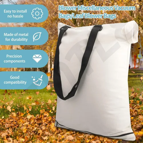 Miniatura 7 de Paquete de 2 bolsas de vacío de desechos para soplador 127-7040, bolsa de soplador de hojas compatible con Toro 108-8994, 137-2336, 125-0526, 51553