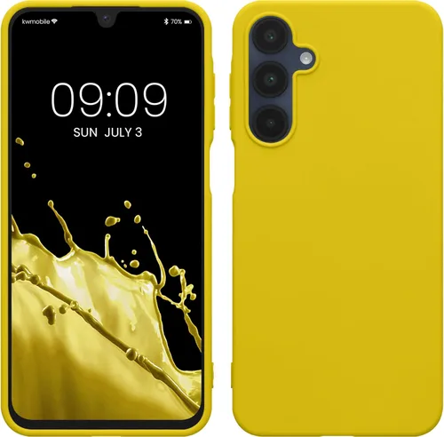 Miniatura 205 de kwmobile Funda compatible con Samsung Galaxy A23 4G / 5G - Funda de silicona TPU metálica suave y delgada - Rojo oscuro metálico