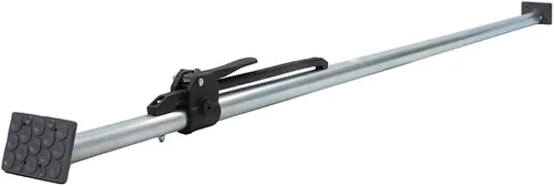 Miniatura 15 de Mytee Products Barra de carga de gato de carga de 86 a 114 pulgadas con tubo de acero cuadrado soldado y patas de goma pivotantes atornilladas
