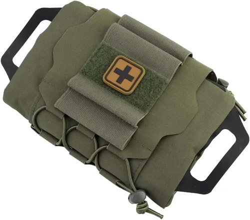 Miniatura 6 de Molle táctico bolsa de primeros auxilios sistema de dos piezas Micro Med kit senderismo bolsa de caza RG.