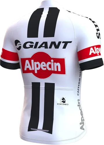 Miniatura 2 de Camiseta de ciclismo de manga corta para hombre, con cremallera completa, transpirable y de secado rápido