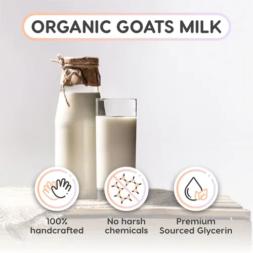 Miniatura 5 de Base de jabón de leche de cabra de 5 libras para derretir y verter orgánico - Libre de SLS - Base de jabón orgánico para derretir y verter