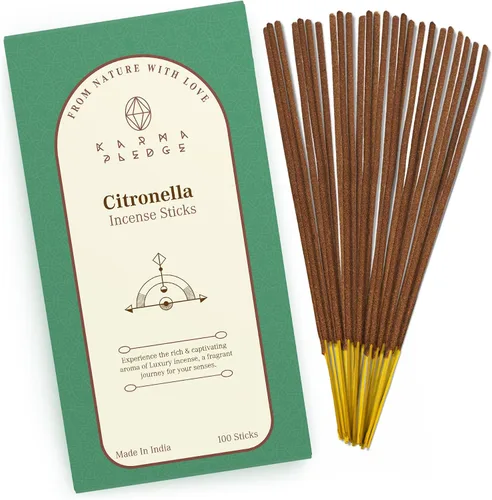 Miniatura 8 de Bakhoor - Varitas de incienso orgánicas sumergidas a mano, 100 varillas con hierbas naturales e ingredientes aromáticos, tiempo de combustión de 45