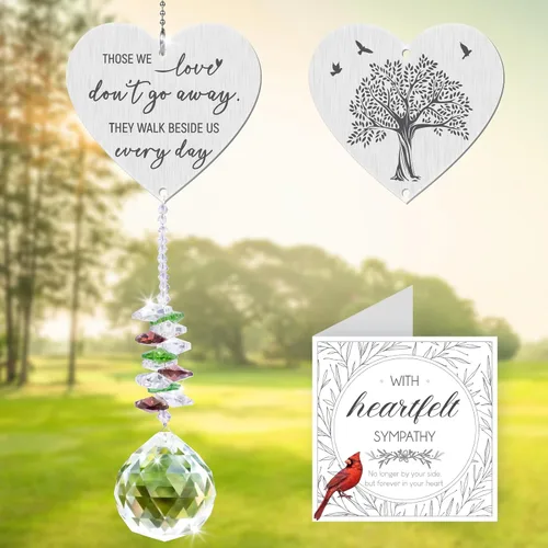 Miniatura 11 de Llavero conmemorativo de sol con cristales, regalos conmemorativos por pérdida de marido, regalos de condolencias por pérdida de marido, adorno