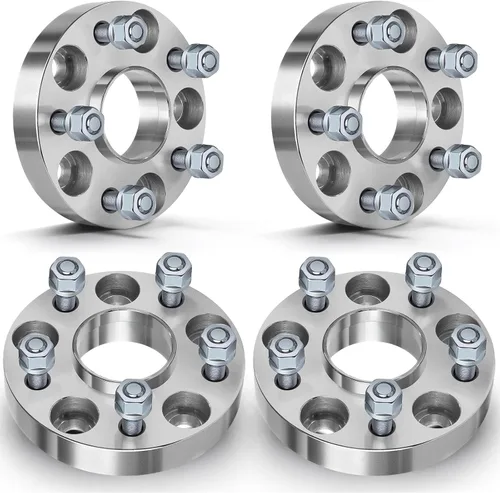ECCPP 4 espaciadores de rueda centrados de 5 lengüetas de 1 pulgada 5x114.3 a 0.197x4.500 in 5x4.5 a 5x4.5 para 1997-2021 para Honda CR-V |2006-2021
