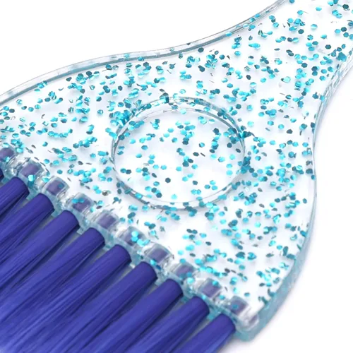 Miniatura 3 de Juego de 3 brochas y tazones para teñir el cabello, kit de teñido de cabello con purpurina, cuencos de color, peine en ángulo y cepillo