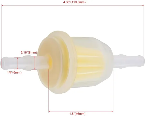 Miniatura 4 de AM116304 Filtro de combustible de repuesto para Kohler 25 050 22-S, 25 050 03-S, 25 050 08-S para John Deere AM101126 AM116178 X300 GY20709