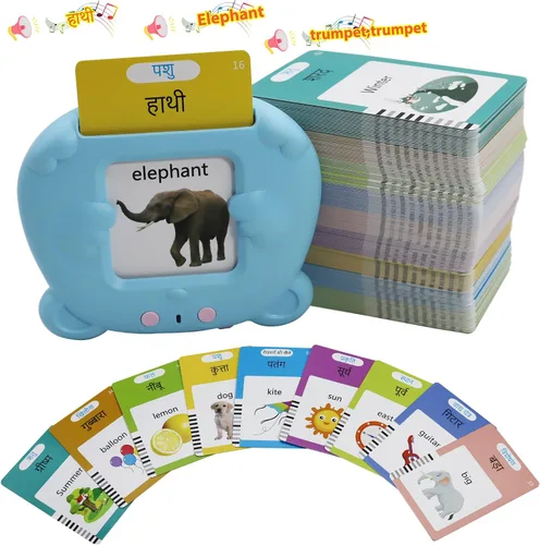 Miniatura 17 de MAYAPHILOS - Tarjetas didácticas del alfabeto con sonido para niños de 3-8 años, 510 palabras, juguete educativo interactivo Montessori, regalos