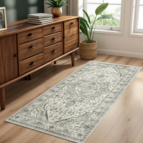 Miniatura 89 de Alfombras de área de 5 x 8 pies para dormitorio, alfombra lavable de 5 x 8, alfombra vintage grande, antideslizante, alfombra bohemia para sala