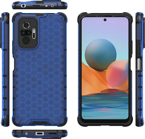 Miniatura 84 de Funda para Xiaomi Poco M5s 4G, Funda para Redmi Note 10 4G / Note 10S 4G / Note 11 SE (India) Case Case 2 en 1 Funda para teléfono Blanco