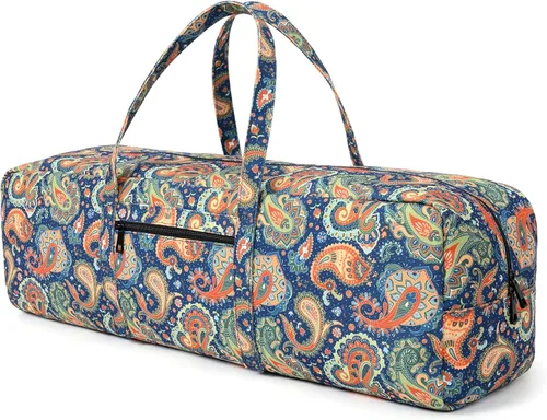 Miniatura 17 de Boulder Bee Bolsa para esterilla de yoga Gran portaesterillas de yoga con bolsillo para artículos mojados Regalos de yoga Bolsa de gimnasio