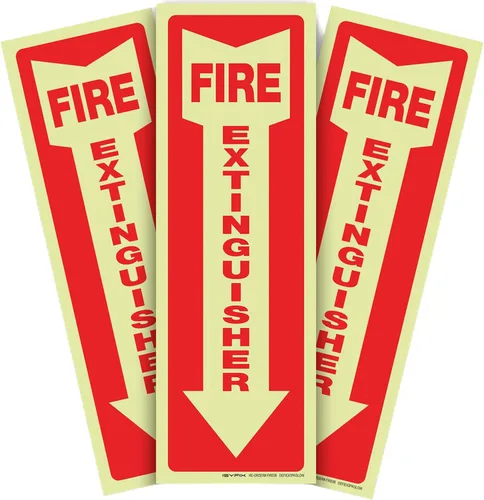 Miniatura 26 de iSYFIX Calcomanías de letreros para extintor de incendios, paquete de 12 calcomanías de vinilo autoadhesivas de alta calidad, laminadas para máxima