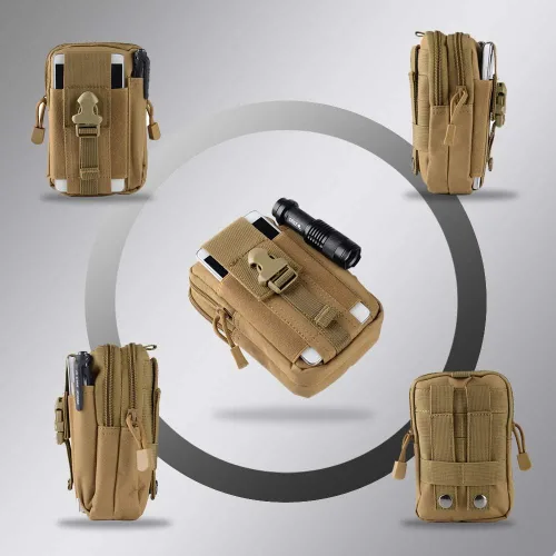 Miniatura 3 de Funda para teléfono celular de cintura, bolsa de cinturón, funda universal para teléfono al aire libre, estuche, bolsillo para gadgets para iPhone X
