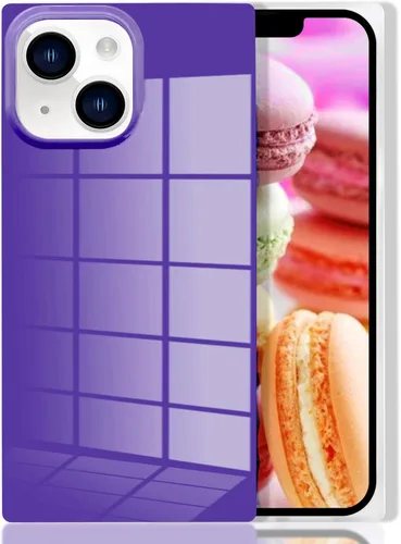 Miniatura 49 de Funda rectangular compatible con iPhone 15 Neon para mujer, diseño de lujo de fluorescencia brillante, flexible, suave, delgada, de gel de goma TPU