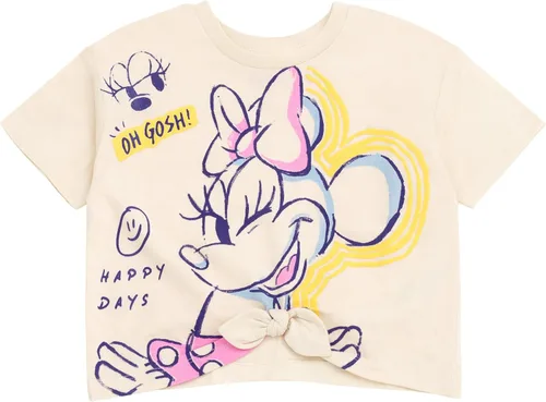 Miniatura 32 de Disney Minnie Mouse - Conjunto de camiseta floral arcoíris y pantalones cortos de cambray, tallas de bebé a niño grande (12 meses - 14-16)