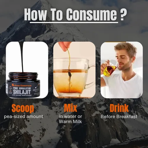 Miniatura 6 de Resina Shilajit del Himalaya, 75% de ácido fúlvico, más de 85 minerales, suplemento ayurvédico de grado dorado para energía, fuerza y bienestar