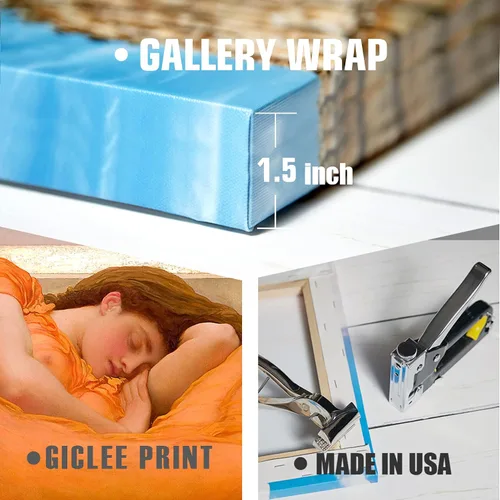 Miniatura 559 de A&T ARTWORK Campo de trigo con cipreses de Van Gogh Las reproducciones de arte clásico mundial, impresiones en lienzo giclée para decoración