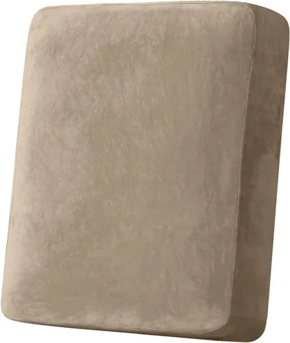 Miniatura 70 de Funda para Sofá de Terciopelo Elástico Funda de Cojín de Sofá 1 Pieza - Funda Deslizable Elástica Lavable para Asiento o Respaldo, Fundas de Asiento