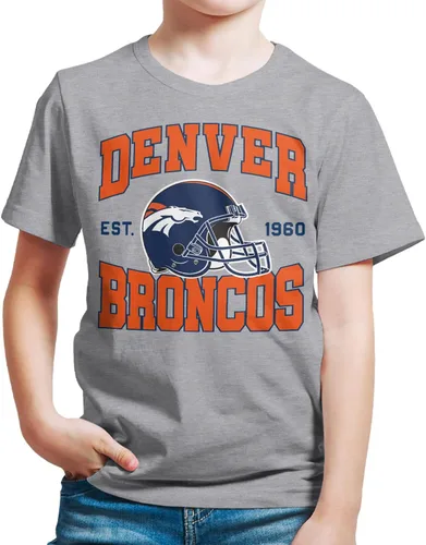 Miniatura 22 de Junk Food Clothing x NFL - Casco de equipo - Camiseta de manga corta para niños y niñas con licencia oficial de la NFL