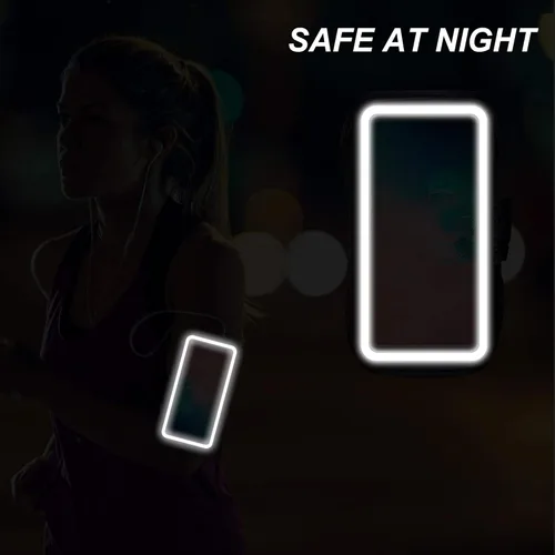 Miniatura 4 de Brazalete para Samsung Galaxy S26+/S25+/S24+/S23+/S22+/S20+/S10+/S9+/S8+, bolsa de gimnasio con soporte para llaves y ranura para tarjeta (negro)