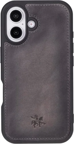 Miniatura 250 de Venito Lucca - Funda de piel compatible con Samsung Galaxy Note 10 (6,3 pulgadas), extra segura, con cubierta trasera acolchada, cocodrilo negro