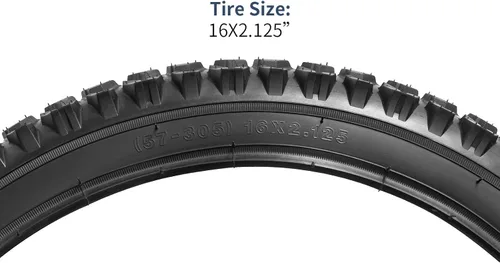 Miniatura 6 de YUNSCM 2-PCS 16" Kid Bike Tires 16x2.125/57-305 Compatible with Mountain Bike 16 x 2.125 Bicycle Tires