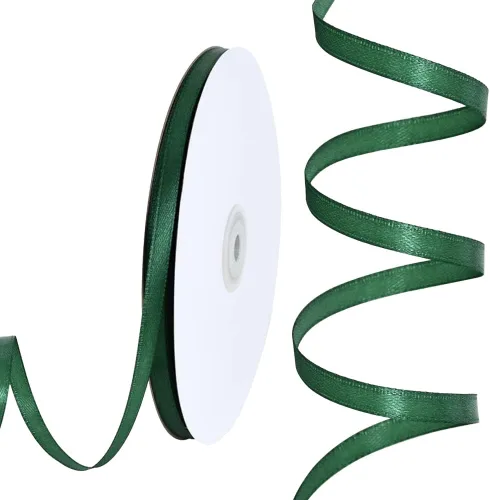 Miniatura 9 de TONIFUL 1-1/2 Pulgadas (40mm) x 100 Yardas de Cinta de Satén Verde Oscuro Ancha de Tela Sólida para Envolver Regalos, Cinta para Silla, Cinta