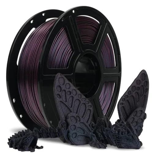 Miniatura 27 de FLASHFORGE High Speed Chameleon PLA Multicolor Púrpura Abisal, Impresión Rápida Máx 500 mm/s, Filamento PLA con Cambio de Color 1.75 mm, Cambia