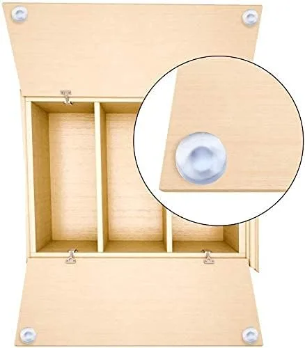 Miniatura 2 de Weewooday 100 piezas de parachoques de vidrio para mesa, parachoques de tallo suave, anticolisión, parachoques de goma incrustado para puerta