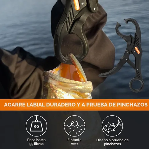 Miniatura 6 de KastKing SteelStream - Juego de herramientas de pesca de 6 piezas, alicates de pesca resistentes a la corrosión con cordón, cuchillo de filete