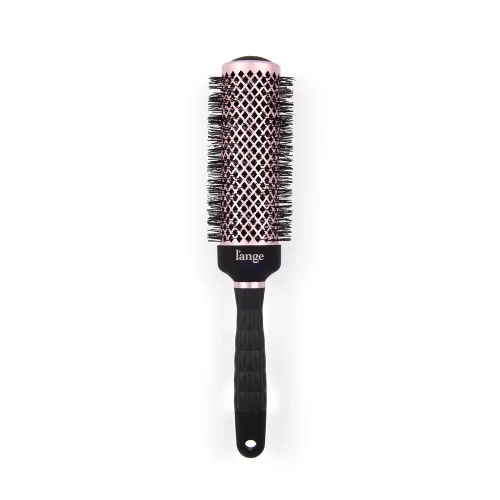 Miniatura 5 de L'ANGE HAIR VolumePro - Cepillo redondo iónico de cerámica extralargo, negro, para secado con secado, rizado y peinado, añade volumen, reduce