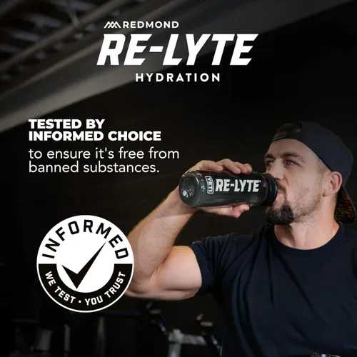 Miniatura 4 de Redmond Re-Lyte Mezcla de bebidas con electrolitos, lima limón, paquete de 30 barras