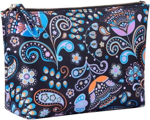 Miniatura 9 de Kamo Bolsas de maquillaje - Bolsa de cosméticos para mujer, bolsa con cremallera, organizador de cosméticos de viaje, bolsas de viaje para artículos