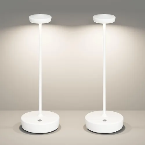 Miniatura 11 de Lámpara de mesa LED recargable inalámbrica, lámpara de mesa de 5000 mAh con tacto para exterior, lámpara de mesa portátil con batería, con función