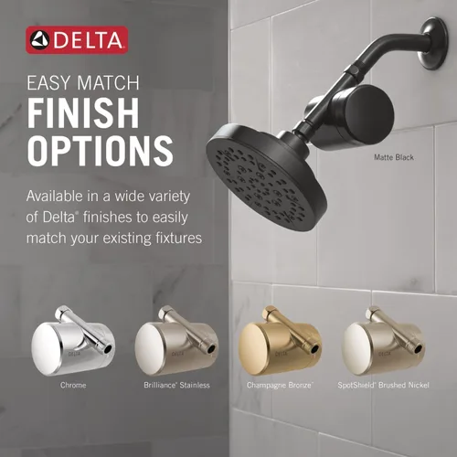 Miniatura 5 de Accesorio de Filtro de Ducha Estándar Delta Faucet Clarifi con Filtro, Filtro de Agua de Ducha, Filtro de Cabezal de Ducha, Bronce Champán 7SF100-CZ