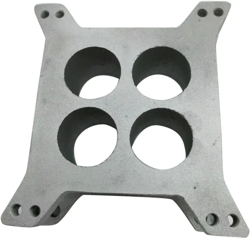 Miniatura 2 de 1 juego de espaciador fenólico SHLPDFM de 2 pulgadas, espaciador de carburador de aluminio para Edelbrock Holley Chevy Ford 4bbl SBC BBC Chevy V8