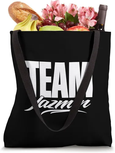 Miniatura 4 de Team Jazmin Name, Cheer for Jazmin Support Tote Bag